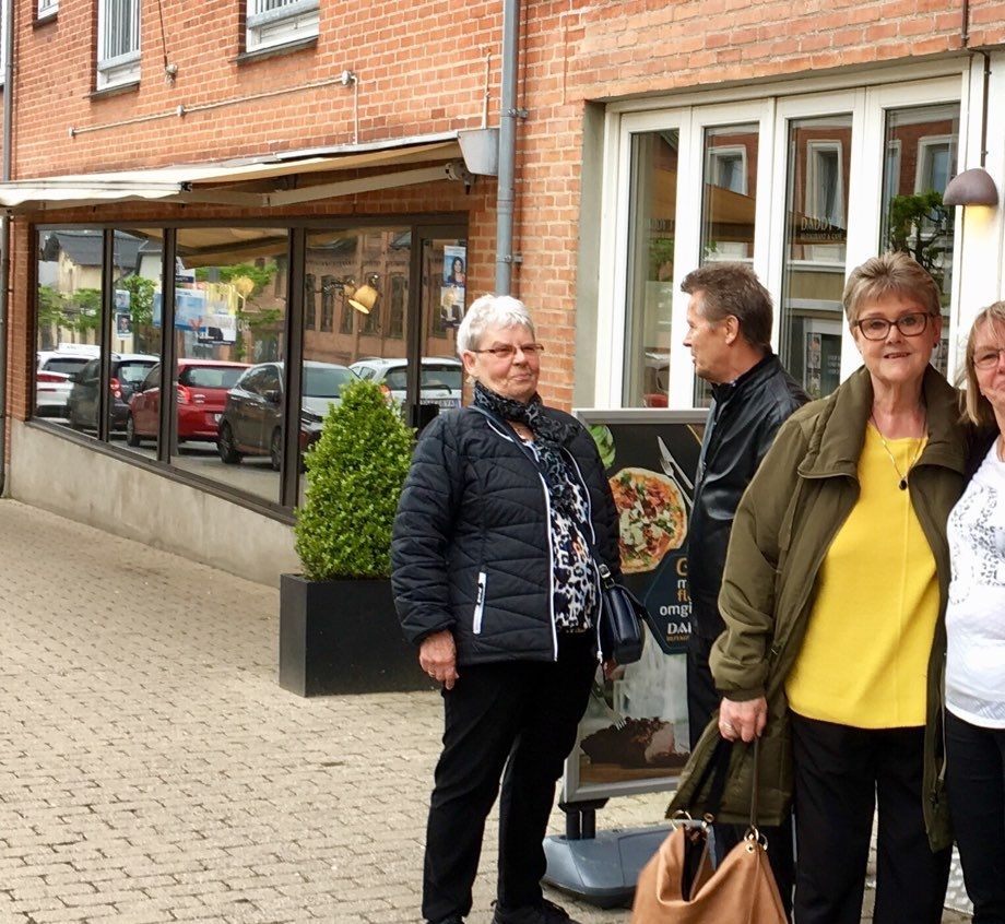 Afgang Haslev.
Kl. 14.30 var det tid til at forlade Haslev, efter endnu en rigtig dejlig 